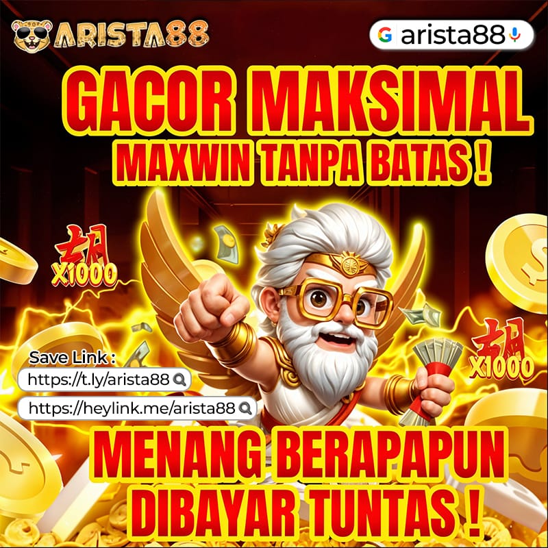 ARISTA88: Situs Slot Gacor Malam Ini Slot 777 Online Kasih Maxwin